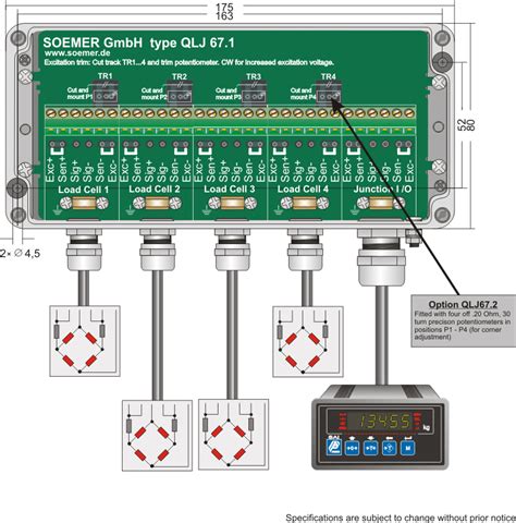 junction box for load cell|load cell junction box schematic.